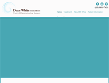 Tablet Screenshot of deanwhite.com.au